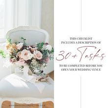 Load image into Gallery viewer, Open for Business Checklist for Wedding Venues