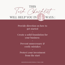 Load image into Gallery viewer, Open for Business Checklist for Wedding Venues