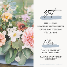 Load image into Gallery viewer, Property Management Guide for Wedding Venues