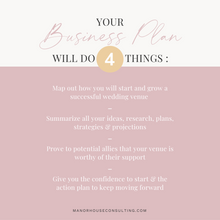 Load image into Gallery viewer, Business Plan Guide for Wedding Venues