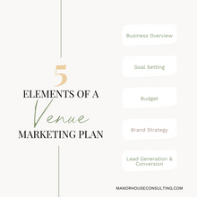 Load image into Gallery viewer, Marketing Plan Guide for Wedding Venues