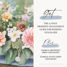 Load image into Gallery viewer, Property Management Guide for Wedding Venues
