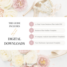 Load image into Gallery viewer, Business Plan Guide for Wedding Venues
